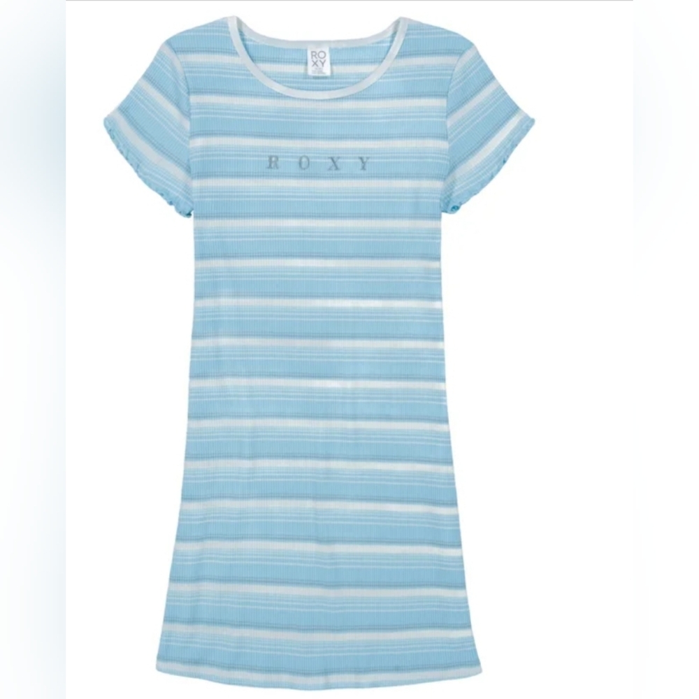 New!!! Roxy Youth Dress Blue Dotted Dress 100% Viscose Size Select Size NWT! NIB